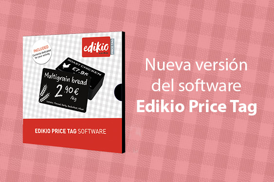 Nueva versión del software Edikio Price Tag